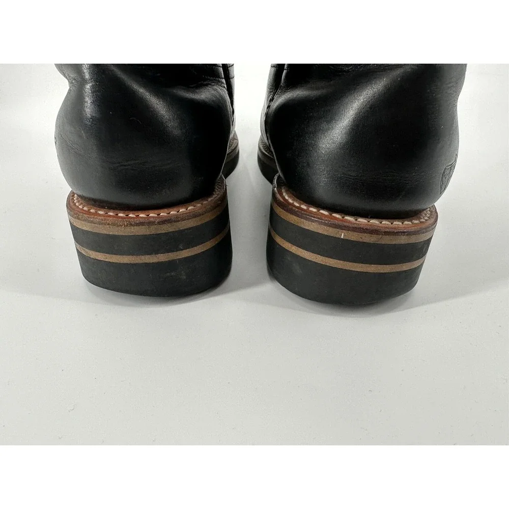 SILVER SPUR‎ MEN'S BOOTS BLACK SIZE 8.5